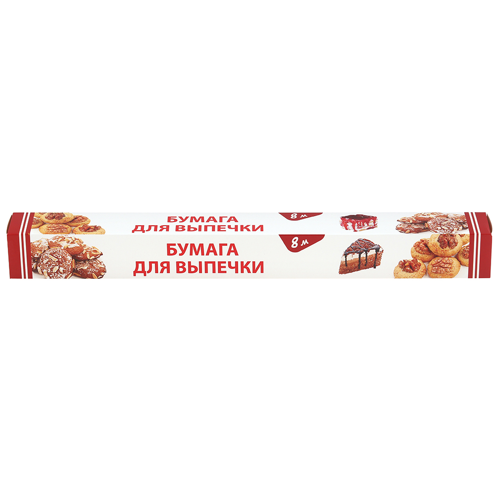 Бумага для выпечки профессиональная, ширина 38см, 8м, в коробке, "Liga Pack" (Россия)