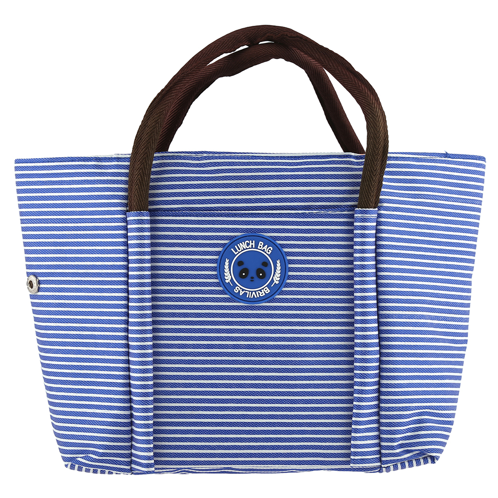 Сумка обеденная "Lunch bag" 26х13,5х22см, 34см с ручками, полиэстер, на подкладке, внутренний карман на молнии, наружный карман, сумка-вставка 24х11,5х21см термоизоляция - фольгированный слой, время сохранения температуры до 2-х часов, толщина стенки
