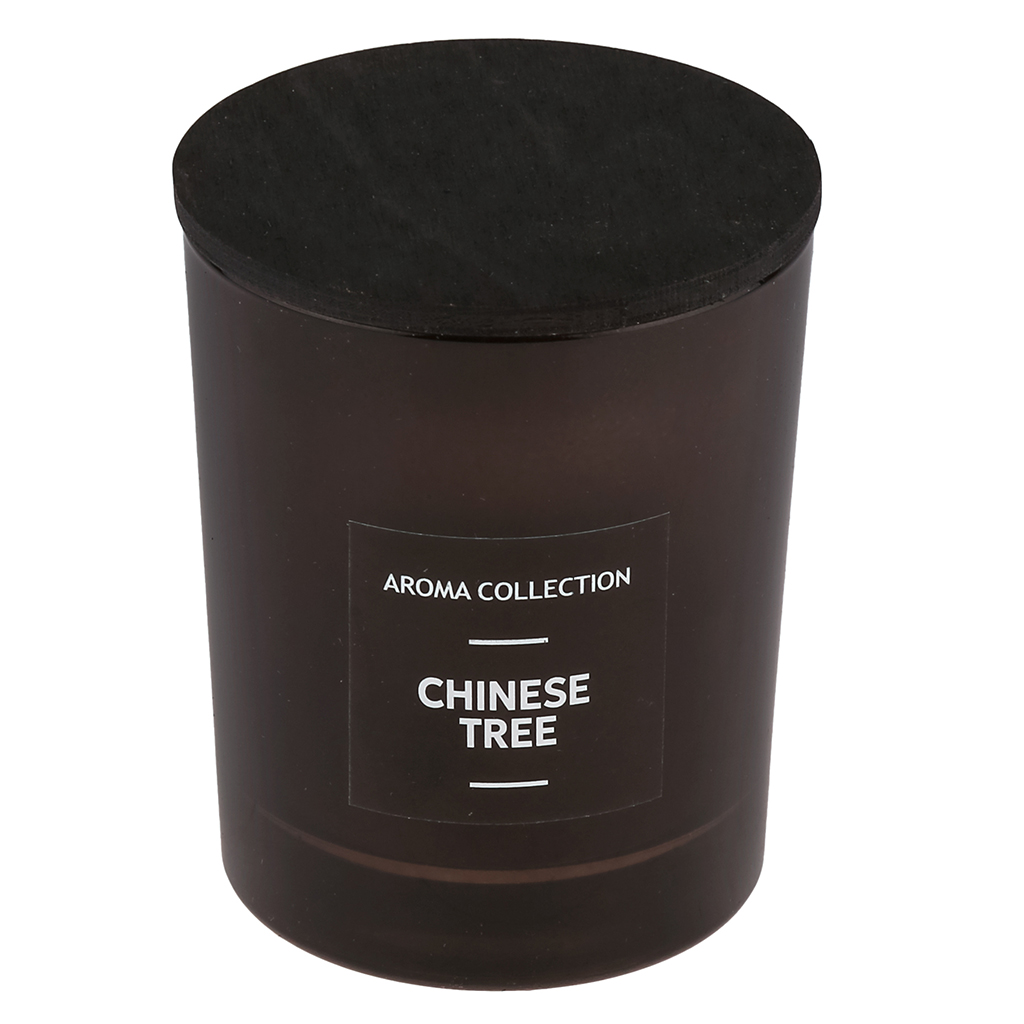 Свеча "Incense" д7см, h9см, ароматическая "Chinese Tree", в стеклянном стакане, время горения 32 часа (Россия)