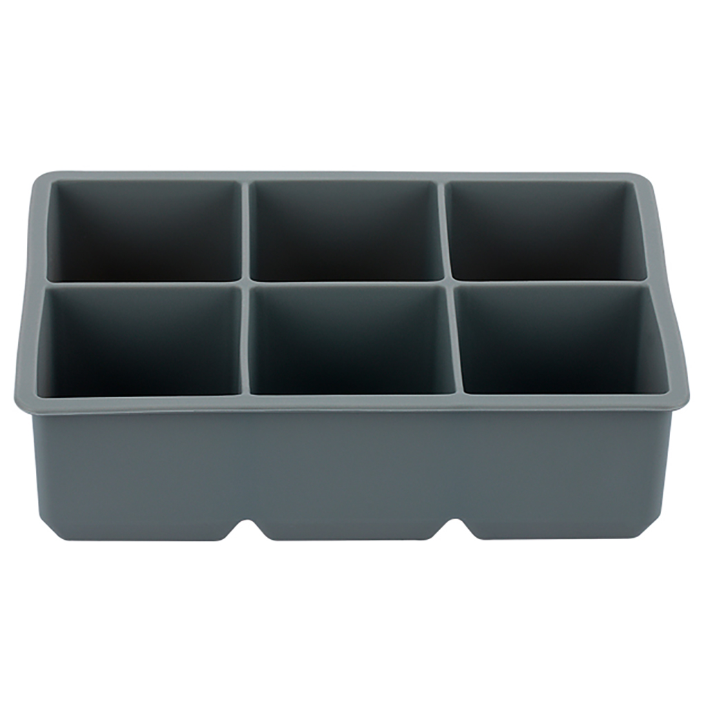 Форма для льда "Linea Silicone" 16х11x4,8см, 6 ячеек, силикон, "Regent" (Китай)