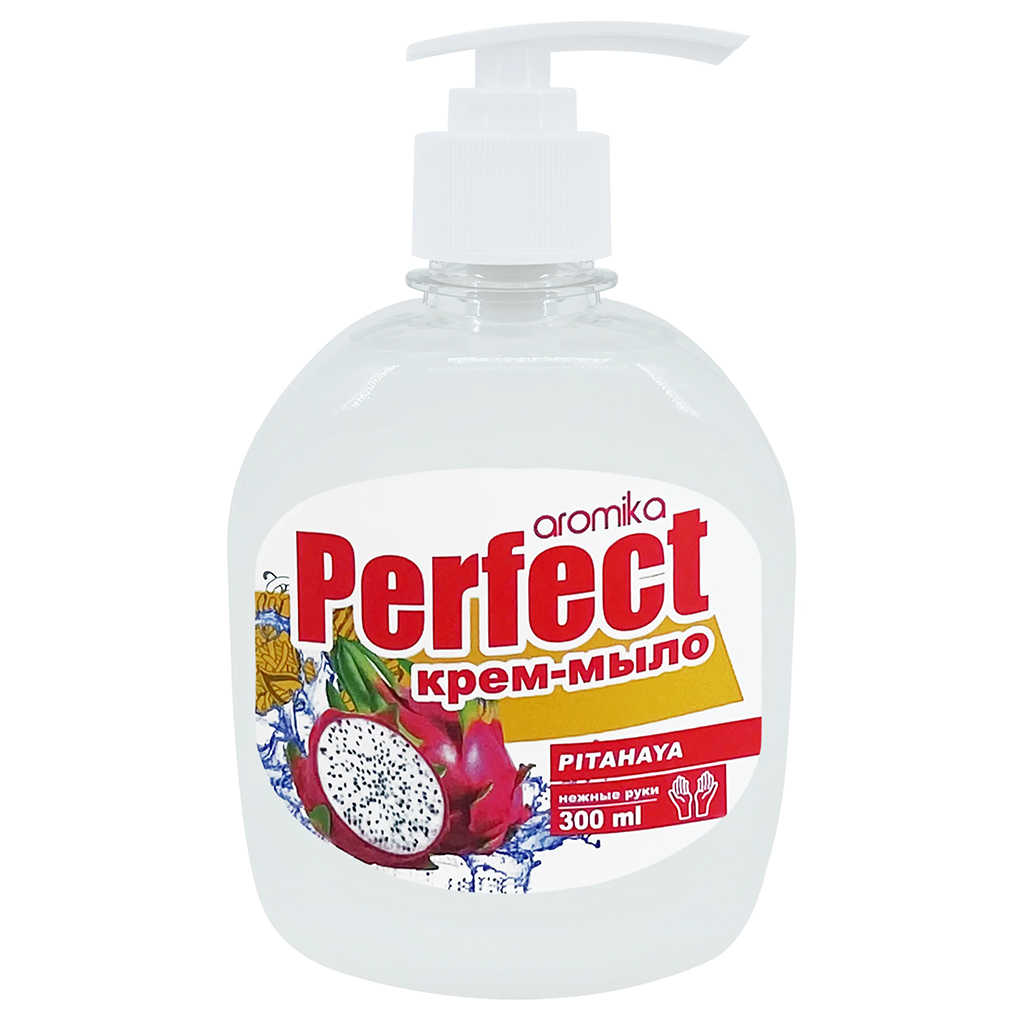 Крем-мыло жидкое "Perfect" 0,3л, 6х3,5х16см, питахайя, PITAHAYA (Казахстан)