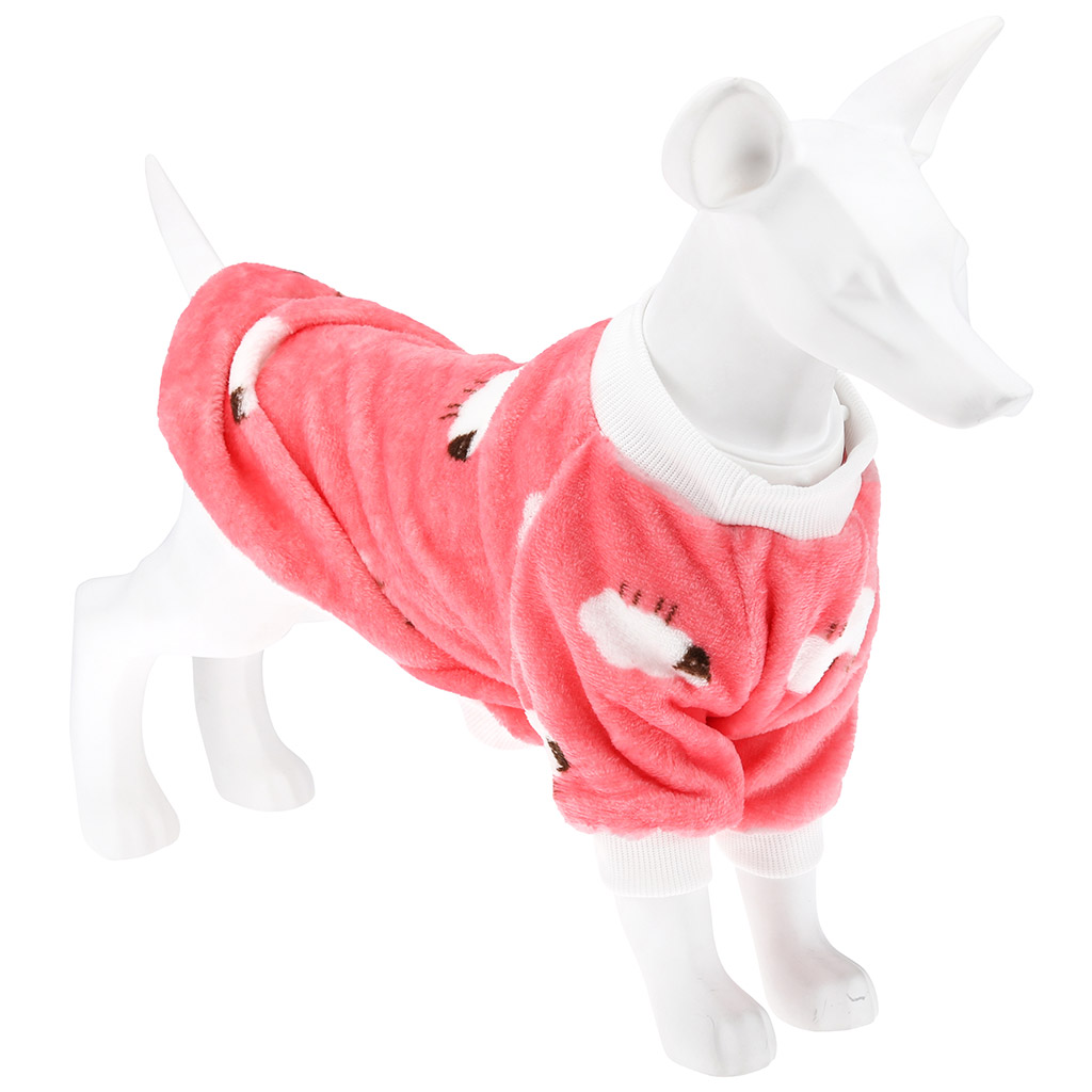 "Пэт тойс (Pet toys)" Одежда для собаки "Толстовка" "Овечка" р-р XL, длина спинки 36см/обхват груди 46см/обхват шеи 28см, цвет-розовый, плюш (100% полиэстер) (Китай)