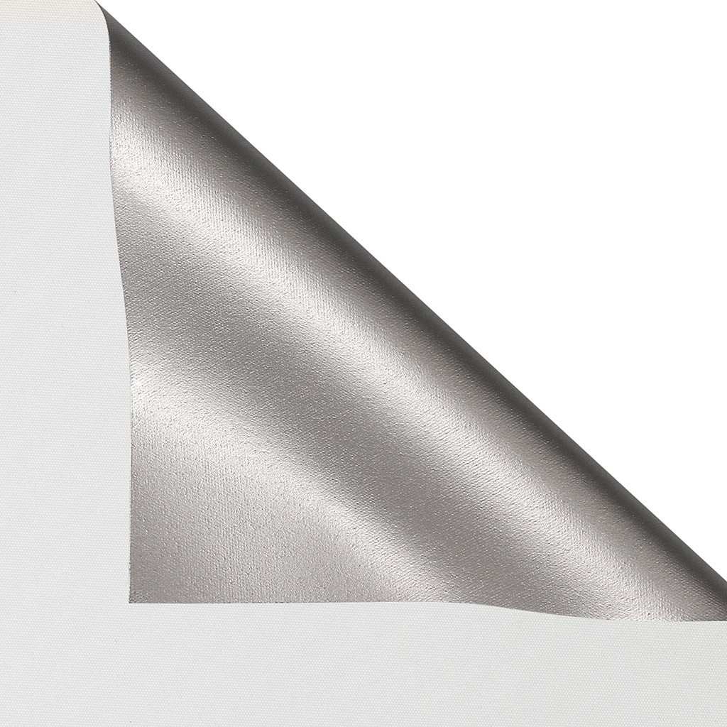 Штора рулонная "Blackout Silver" 50х160см, полиэстер 100%, плотность 250г/м2, светонепроницаемая, белый, "Franc Gardiner" (Россия)