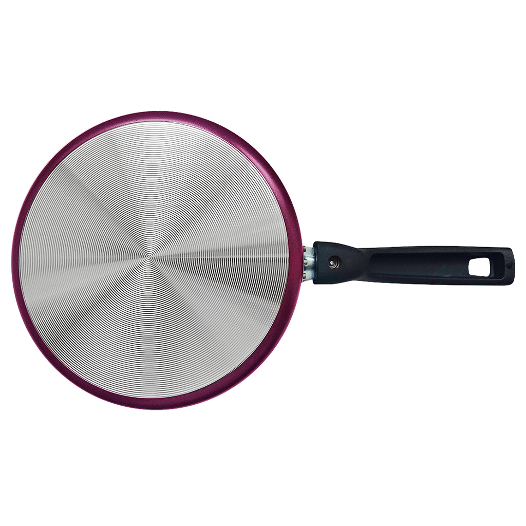 "Lace" Ковш с тефлоновым покрытием 1,5л, д16см "Кружево", h8см, s1,2мм, съемная бакелитовая ручка (Россия)
