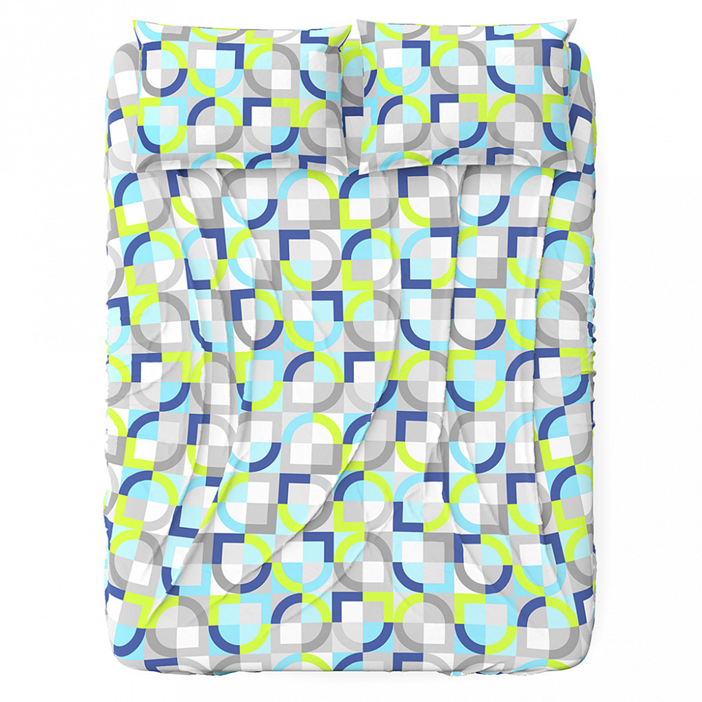НЕСОРТ 110331 Простыня 1,5 спальная "Идилия, бирюза, нс" 150х215см, бязь "Комфорт" 121г/м2, хлопок 100%, упаковка "классическая" ПВХ 28х41см, "Домашняя мода" (Россия) Брак ткани. Товар возврату и обмену не подлежит.
