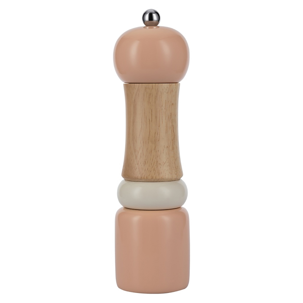 Измельчитель (мельница) для соли и перца "Linea AROMA" д6см, h21,3см, гевея, розовый, "Regent" (Китай)
