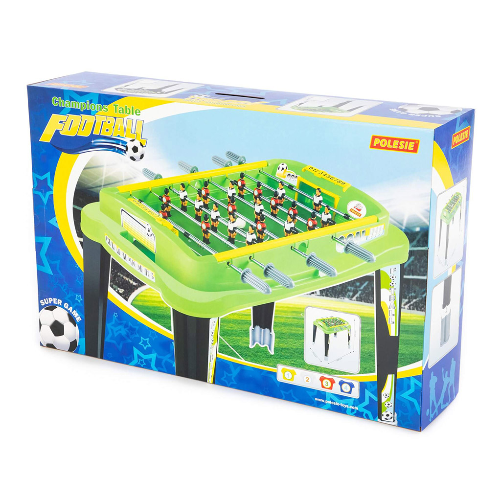 Игрушка "Набор "Мини-футбол "Champions" №5" 100,8х71х81см, пластик, черный, в коробке (Беларусь)