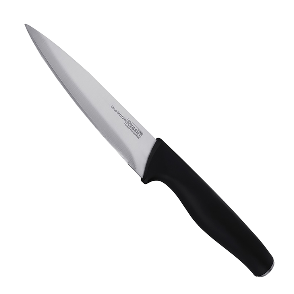 Нож кухонный "Tallone" 11,7см из нержавеющей стали, ширина 2см, длина 22,5см, эргономичная ручка из полипропилена с покрытием "soft-touch", наконечник из нержавеющей стали, "Regent" (Китай)