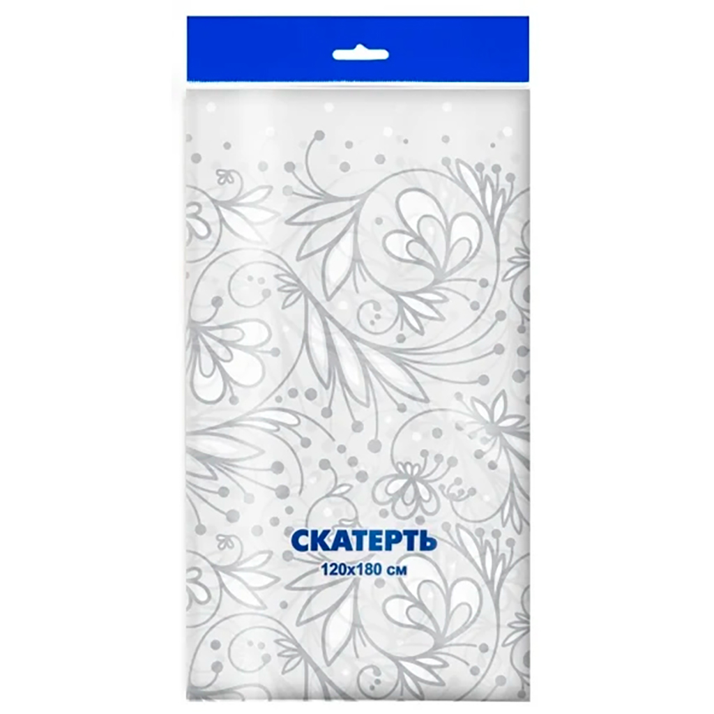 Скатерть полиэтилен 120х180см "Вуаль", 35мкм (Россия)