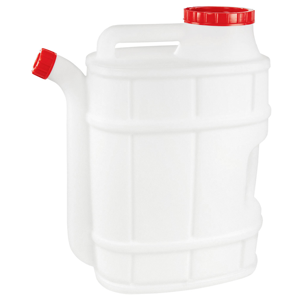 Канистра полиэтиленовая "Бочонок" 20л, 30х21х47,5см, со сливом (Россия)