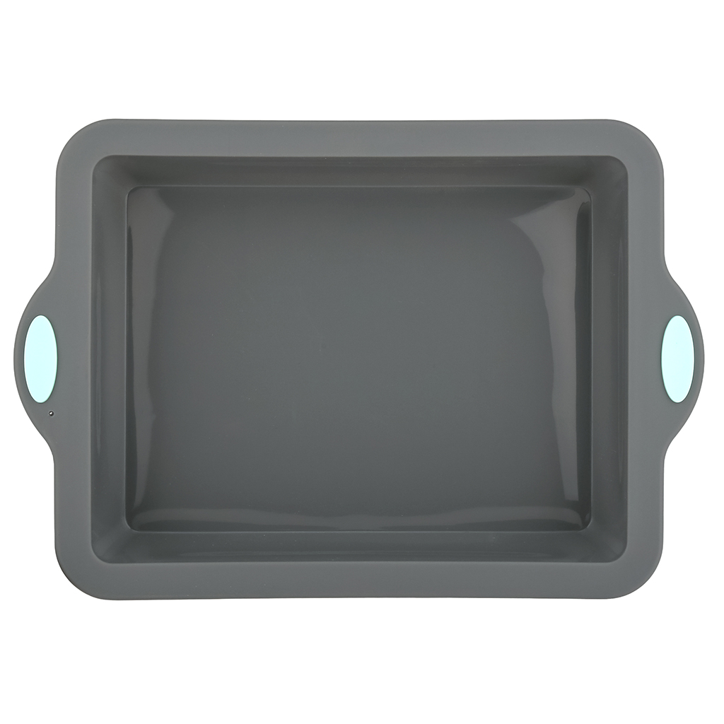Противень силиконовый "Linea Silicone" 33х22х5,3см, с металлическим каркасом, прямоугольный, глубокий, "Regent" (Китай)