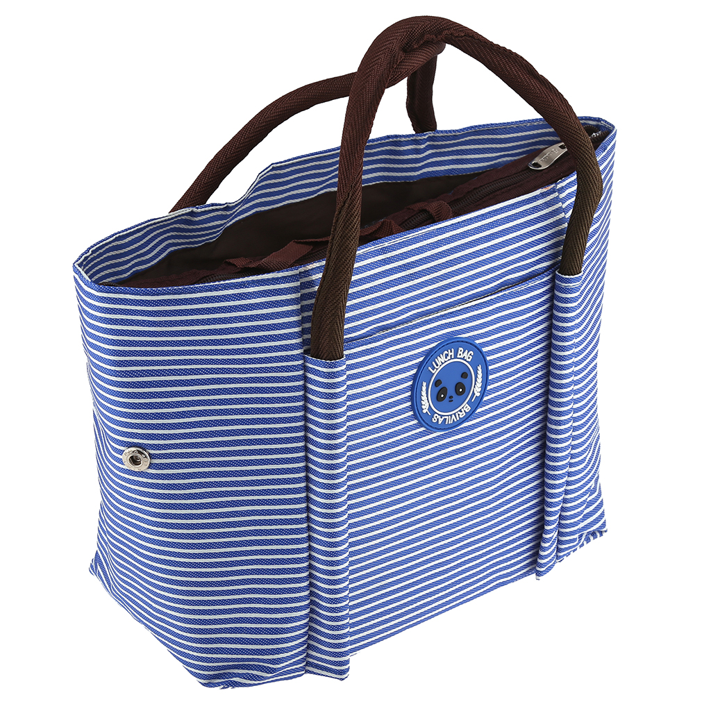 Сумка обеденная "Lunch bag" 26х13,5х22см, 34см с ручками, полиэстер, на подкладке, внутренний карман на молнии, наружный карман, сумка-вставка 24х11,5х21см термоизоляция - фольгированный слой, время сохранения температуры до 2-х часов, толщина стенки