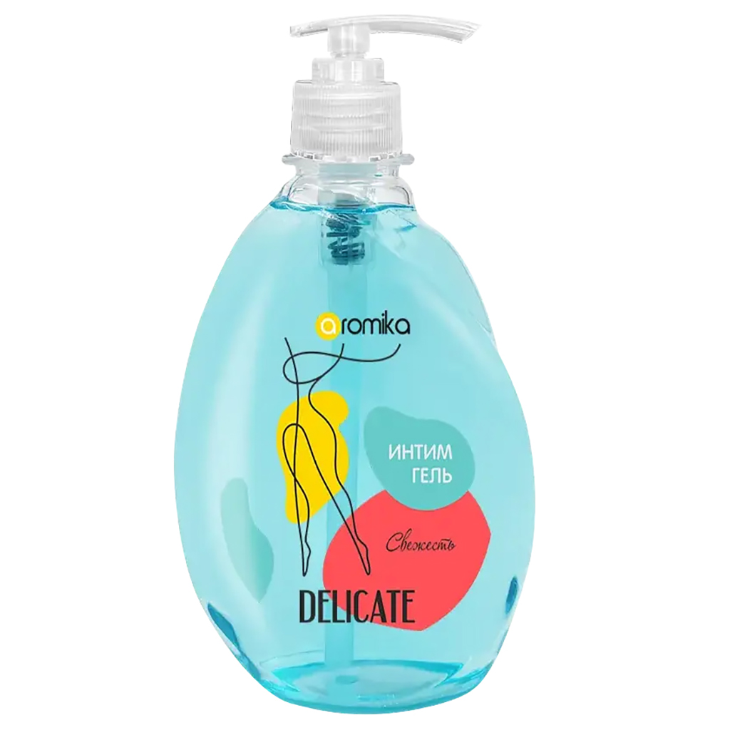 Гель для интимной гигиены "Delicate" 400мл, 8х5,5х17см, свежесть (Казахстан)