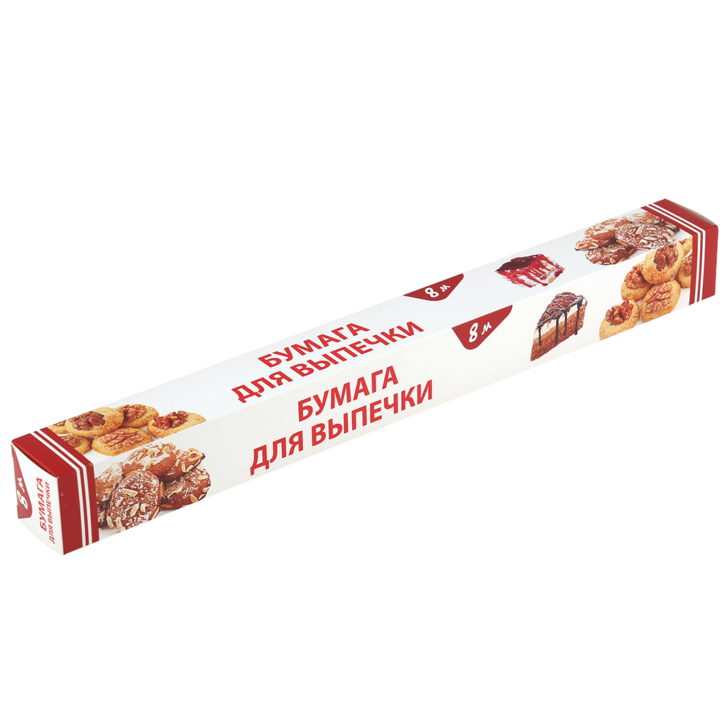 Бумага для выпечки профессиональная, ширина 38см, 8м, в коробке, "Liga Pack" (Россия)
