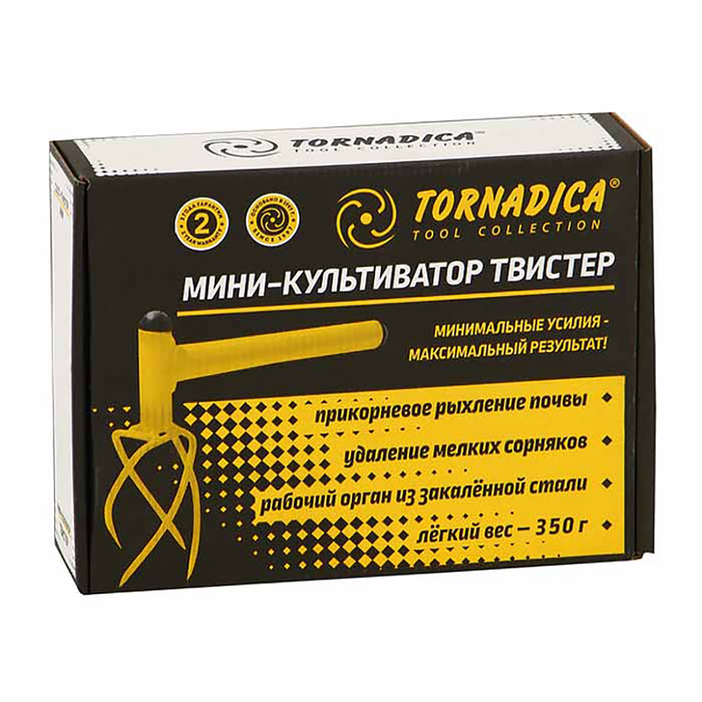 Полольник-культиватор, ручной, окрашенный металл, "Tornadica Мини Твистер" (Россия)
