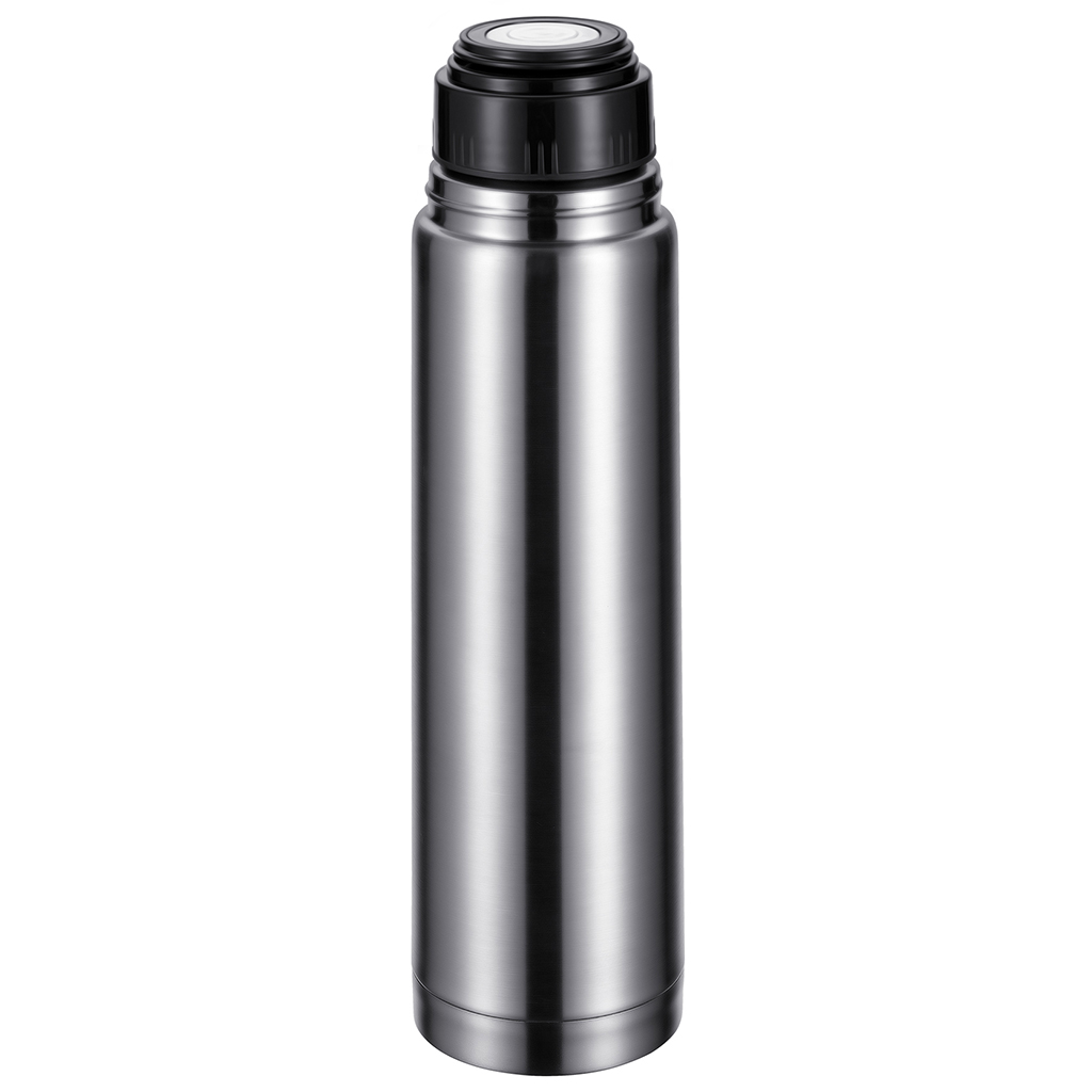 Термос из нержавеющей стали с узкой горловиной "Bullet" 0,75л, д7,5см, h29см, винтовая пробка из полипропилена, цветная коробка, "Regent" (Китай)