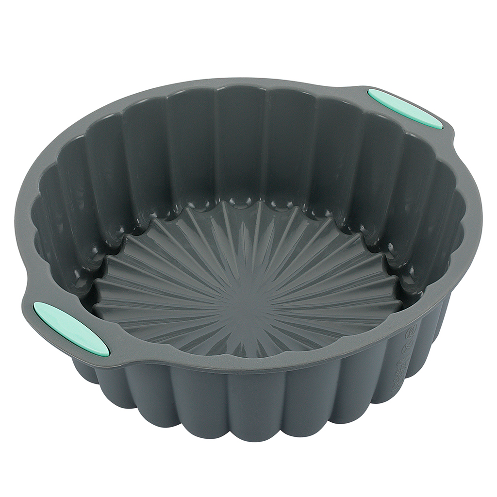 Форма для запекания "Linea Silicone" 22х20х6см, круглая, силикон, "Regent" (Китай)