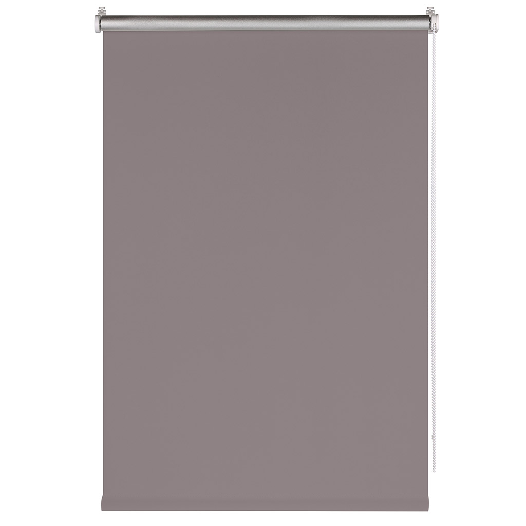Штора рулонная "Blackout Silver" 50х160см, полиэстер 100%, плотность 250г/м2, светонепроницаемая, серый, "Franc Gardiner" (Россия)
