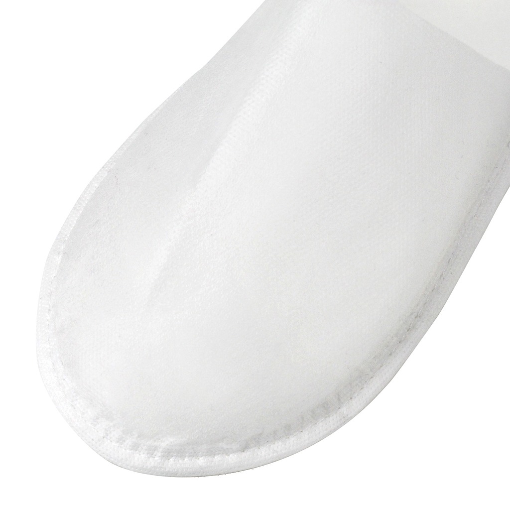 Тапочки одноразовые "EVA Classic" 37-42рр, спанбонд, подошва - ЭВАпора, 60мкм, с закрытым усиленным мысом, нескользящая подошва, s2,5мм, белый, индивидуальная упаковка, Цена за  25пар, "SMZ" (Россия)