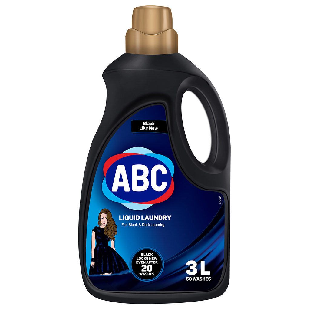 Средство для стирки жидкое "ABC Черный" 3л (Турция)