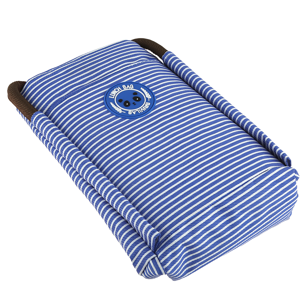 Сумка обеденная "Lunch bag" 26х13,5х22см, 34см с ручками, полиэстер, на подкладке, внутренний карман на молнии, наружный карман, сумка-вставка 24х11,5х21см термоизоляция - фольгированный слой, время сохранения температуры до 2-х часов, толщина стенки