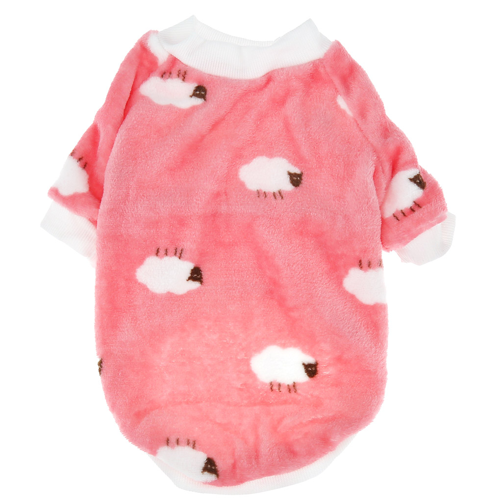 "Пэт тойс (Pet toys)" Одежда для собаки "Толстовка" "Овечка" р-р 2XL, длина спинки 40см/обхват груди 50см/обхват шеи 32см, цвет-розовый, плюш (100% полиэстер) (Китай)