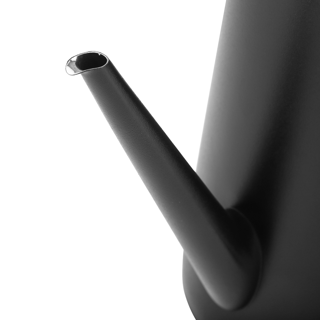 Чайник из нержавеющей стали "Пролив" 1,5л (полный объем 1,7л), д13,3см, h19см, пластмассовая ручка, окрашенный, черный, в коробке (Китай)