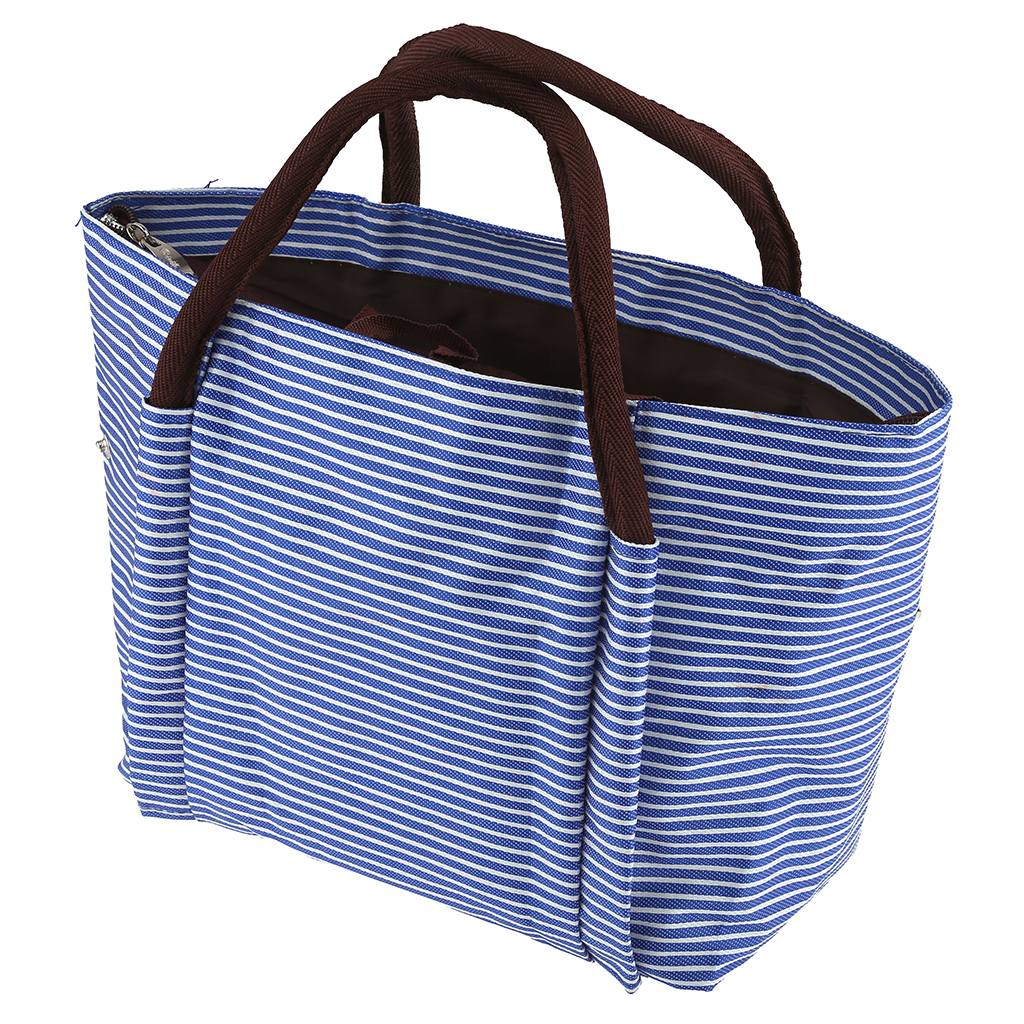 Сумка обеденная "Lunch bag" 26х13,5х22см, 34см с ручками, полиэстер, на подкладке, внутренний карман на молнии, наружный карман, сумка-вставка 24х11,5х21см термоизоляция - фольгированный слой, время сохранения температуры до 2-х часов, толщина стенки