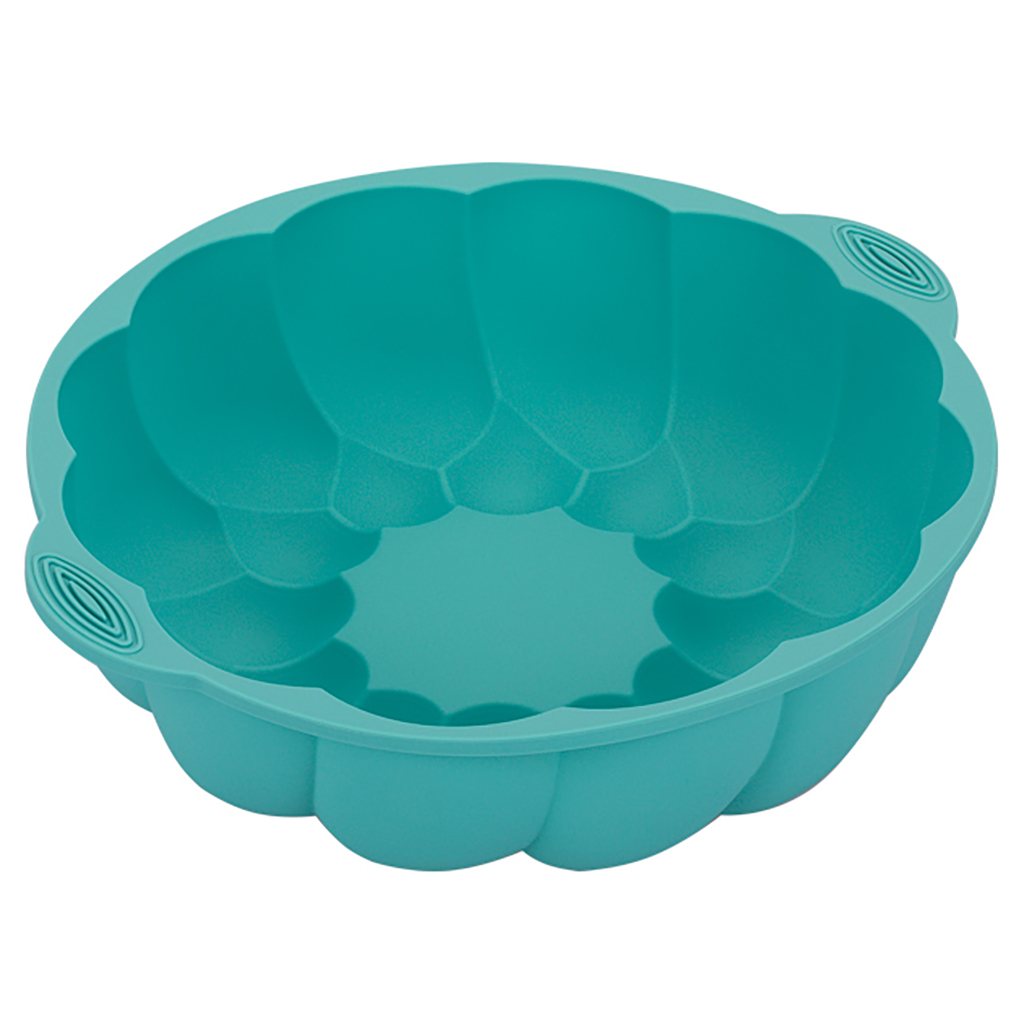 Форма для запекания "Linea Silicone" 27х24см, круглая, силикон, "Малинка", "Regent" (Китай)