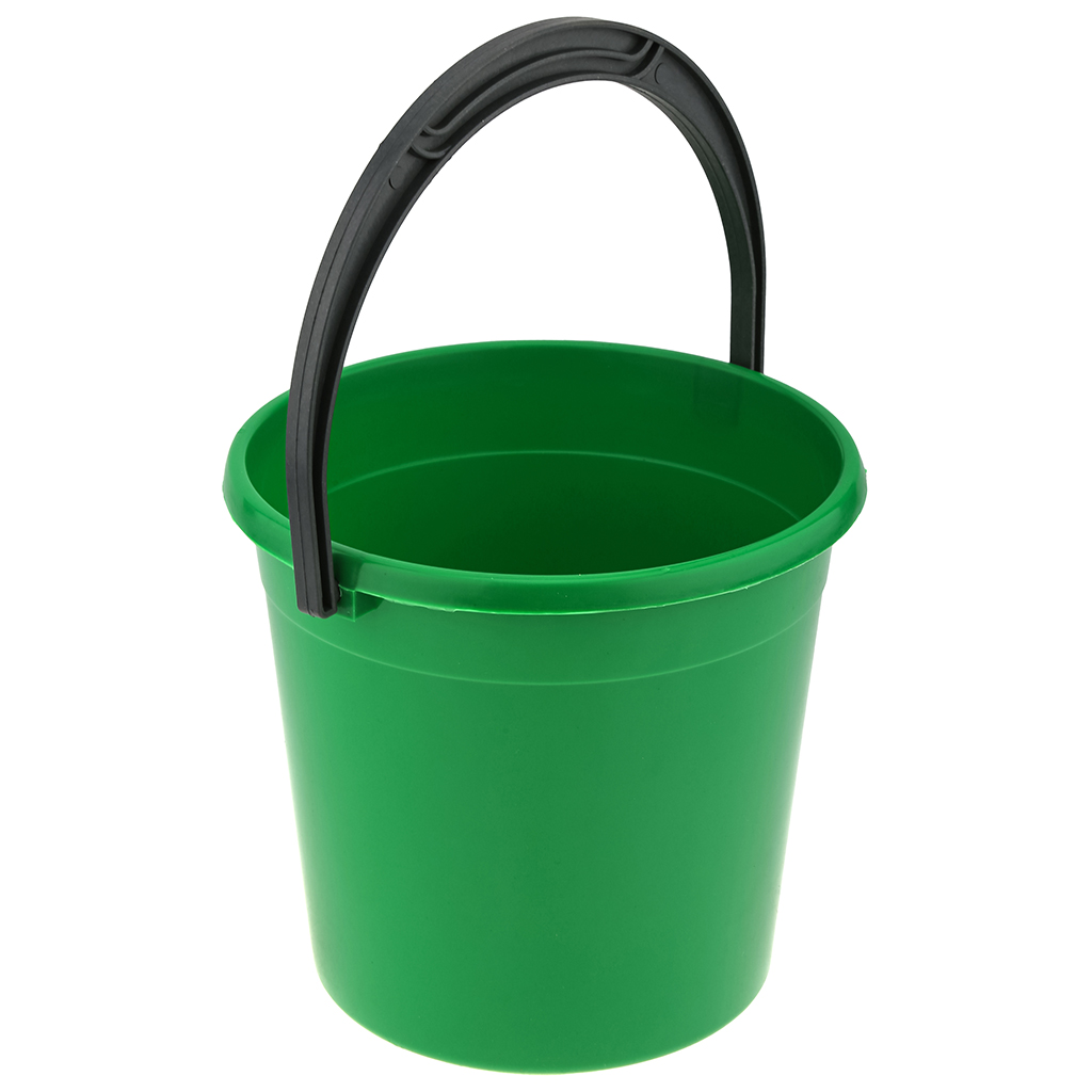 Ведро пластмассовое 7л, д24,5см, h23см, пищевое, полипропилен, цветное (Россия)