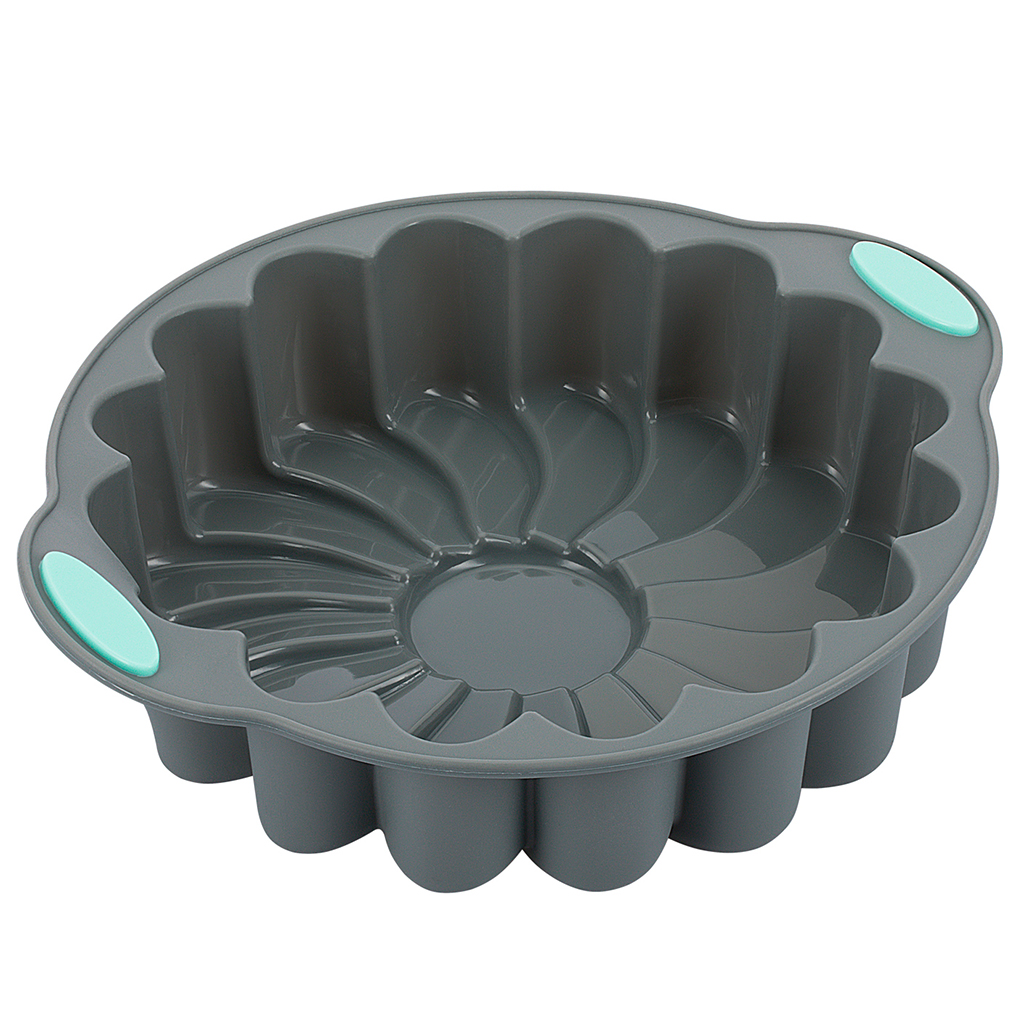 Форма для запекания "Хризантема" 21х17х4,5см, силикон, "Linea Silicone", "Regent" (Китай)