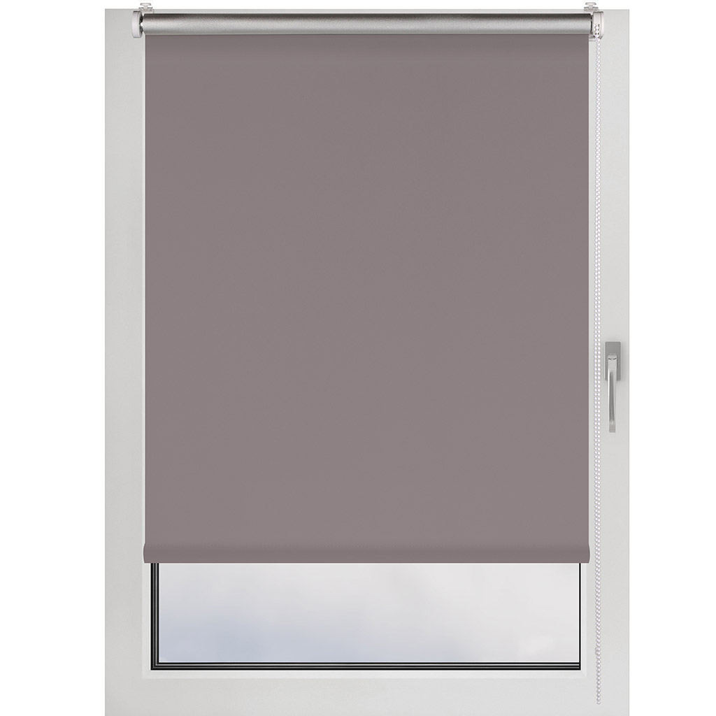 Штора рулонная "Blackout Silver" 50х160см, полиэстер 100%, плотность 250г/м2, светонепроницаемая, серый, "Franc Gardiner" (Россия)