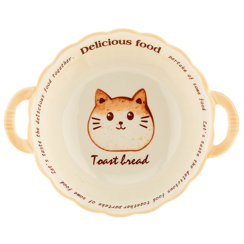 НЕСОРТ 107314 "Делишес фуд (Delicious food)" Салатник фарфоровый 1л, 23,5х19х7см, фигурный, с ручками, с деколью (Китай) производственный брак - трещина глазури сбоку снаружи. Товар возврату и обмену не подлежит.