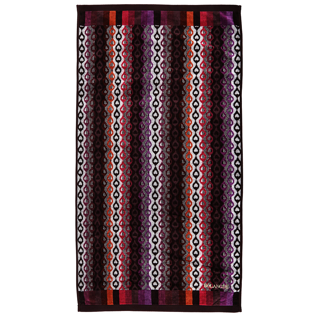 "Missoni-3006" Полотенце махровое 50х90см, плотность 375гр/м2, 100% хлопок, сиреневый, Bolangde (Китай)