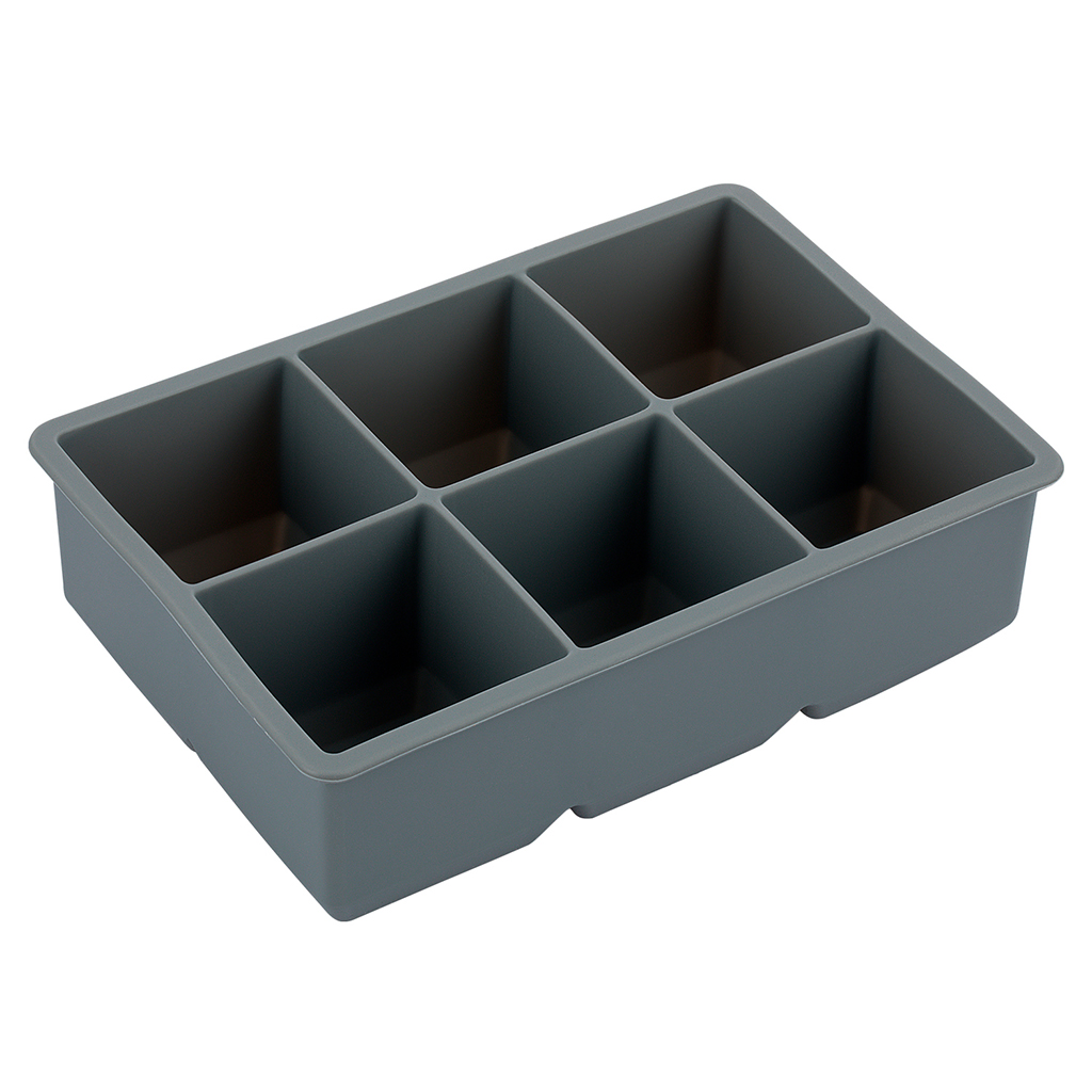 Форма для льда "Linea Silicone" 16х11x4,8см, 6 ячеек, силикон, "Regent" (Китай)