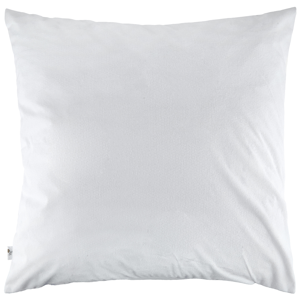 Чехол непромокаемый на подушку 45х45см "Аквамембрана", на молнии, махровый (хлопок 100%) / PUR мембрана, упаковка "классическая", LDPE 14,5х23см, еврослот, "Домашняя мода" (Россия)