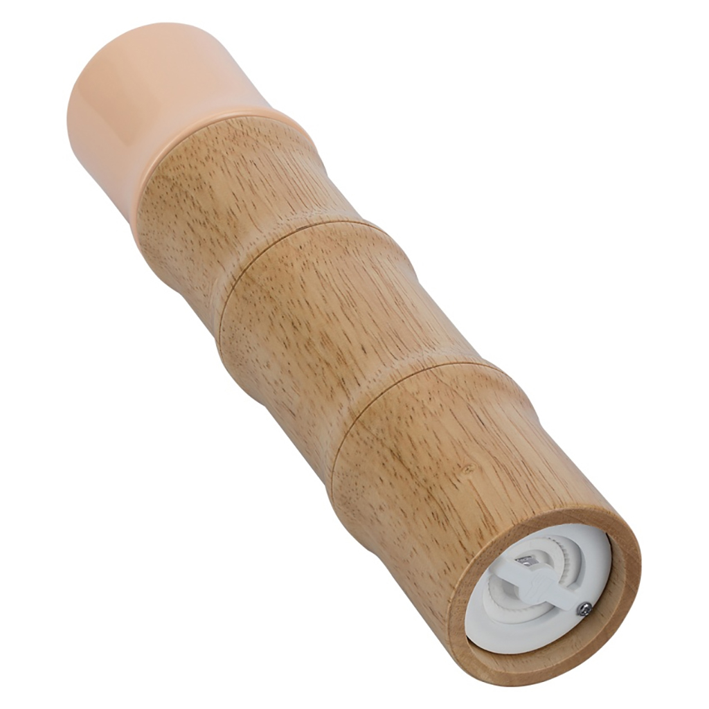 Измельчитель (мельница) для соли и перца "Linea AROMA" д5,5см, h26,3см, гевея, розовый, "Regent" (Китай)