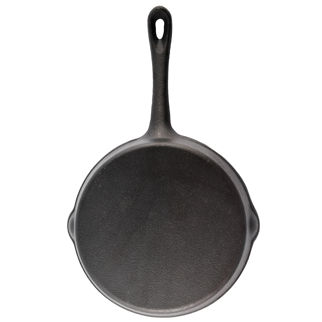Сковорода чугунная д16см, h3,5см, длина 31,5см, литая ручка, "My Real Iron Cook" (Китай)