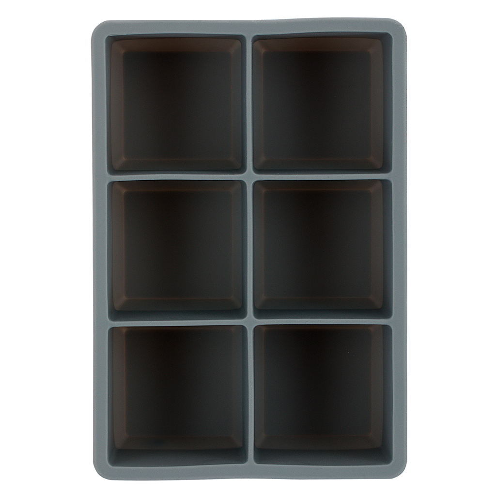 Форма для льда "Linea Silicone" 16х11x4,8см, 6 ячеек, силикон, "Regent" (Китай)