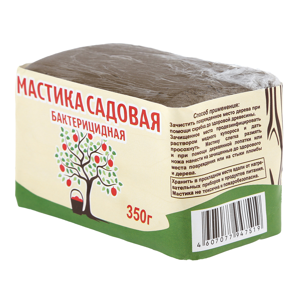 Средство для растений "Мастика садовая" 0,35кг, 9х6х5см, бактерицидная (Россия)