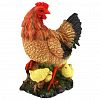 ФП362 - Скульптура-фигура для сада из полистоуна "Курица с цыплятами большая" 42см (Россия)