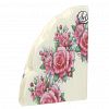 25731 - Салфетки бумажные "Art Bouquet Rondo" д32см, 3-х слойные, 12 штук в упаковке, 100% целлюлоза, "Венок из роз" (Россия)