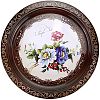 AGM6792-33 - Поднос эмалированный д33х2см, с деколью, микс (Китай)