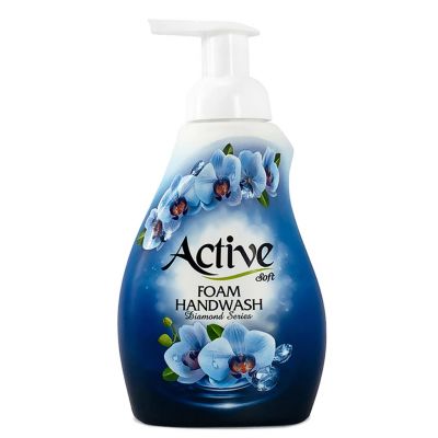 Пенка-мыло для рук "Active" 500мл, 6х11,5х20,5см, дозатор, "Небесный бриллиант" (Иран)