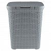 49900 - Корзина для белья пластмассовая "Артлайн" 60л, 44х34,5х55,5см (Россия)