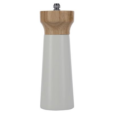 Измельчитель (мельница) для соли и перца "Linea AROMA" д5,6см, h16,5см, гевея, белый, "Regent" (Китай)