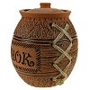 ИВ91 - Банка для чеснока керамическая "Крынка-1" 3л, д13см, h23см (Россия)