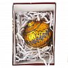 16 15 230 03  - Елочная игрушка фигурка стеклянная "Фонарик ажурный-3" д7,8см, h10,3см, ручная художественная роспись, подарочная упаковка (Россия)