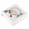 25750 - Салфетки бумажные "Art Bouquet" 20х20см, 2-х слойные, 30 штук в упаковке, 100% целлюлоза, "Влюбленная овечка" (Россия)