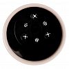 СИ25-90 - Горшок для цветов пластмассовый "Сигма" 10,2л, д25см, h30см, со вставкой, фраппе (Россия)